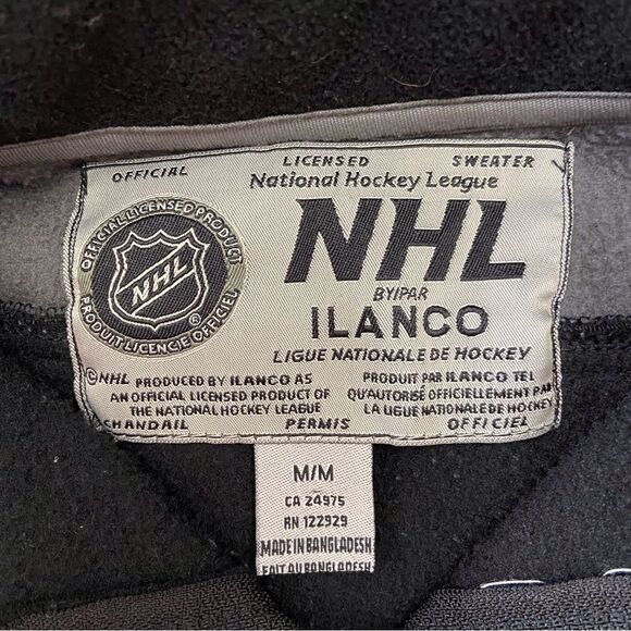 Nhl Les Canadiens CH hockey kids fleece medium Official Hockey league black grey - Picture 5 of 10